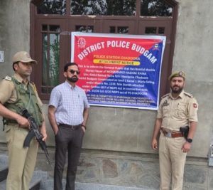 Budgam Police Attaches Properties Worth ₹80 Lakhs Of Drug Peddlers Under NDPS Act
