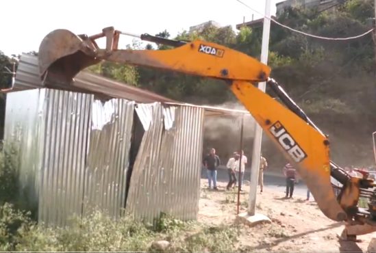 J&K Administration Conducts Anti-Encroachment Drive In Udhampur