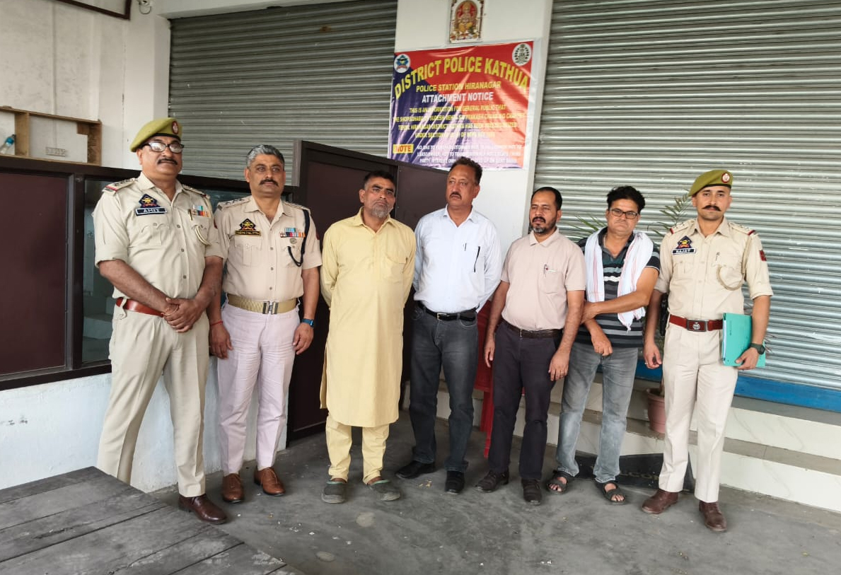 Police Attach Rs 1.25 Cr Property Of Alleged Drug Peddler In Kathua