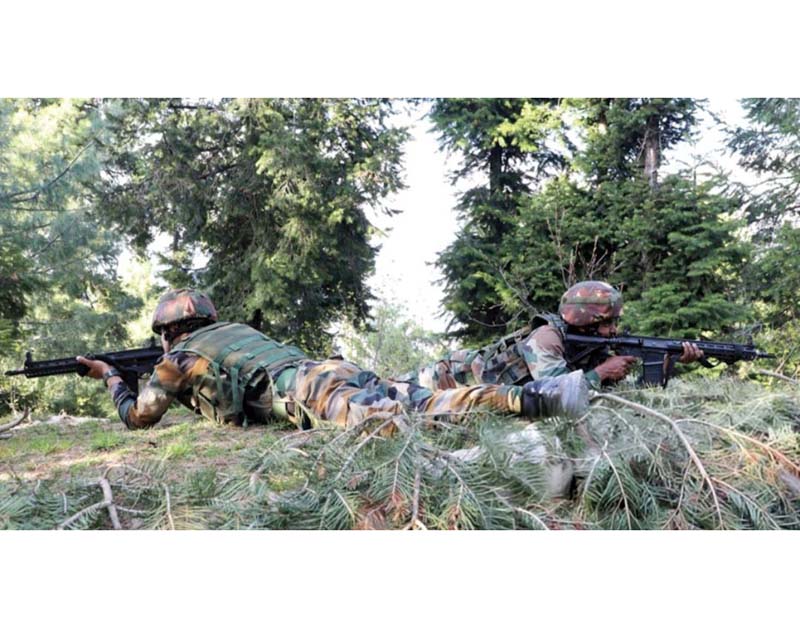 Fresh fire assault on terrorists in Rajouri; helicopters, drones being used in operation