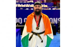 Chandeep wins gold at Asian Para Taekwondo C’ship
