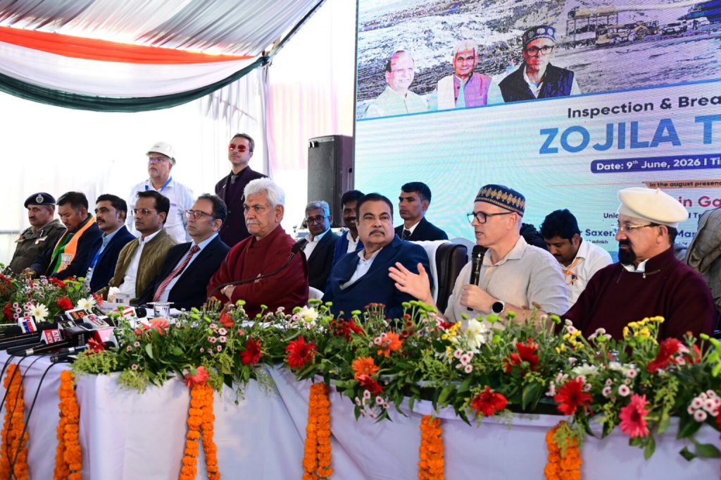 Omar Welcomes Zojila Breakthrough, Appeals To Gadkari To Launch Direct Air Connectivity To Kargil