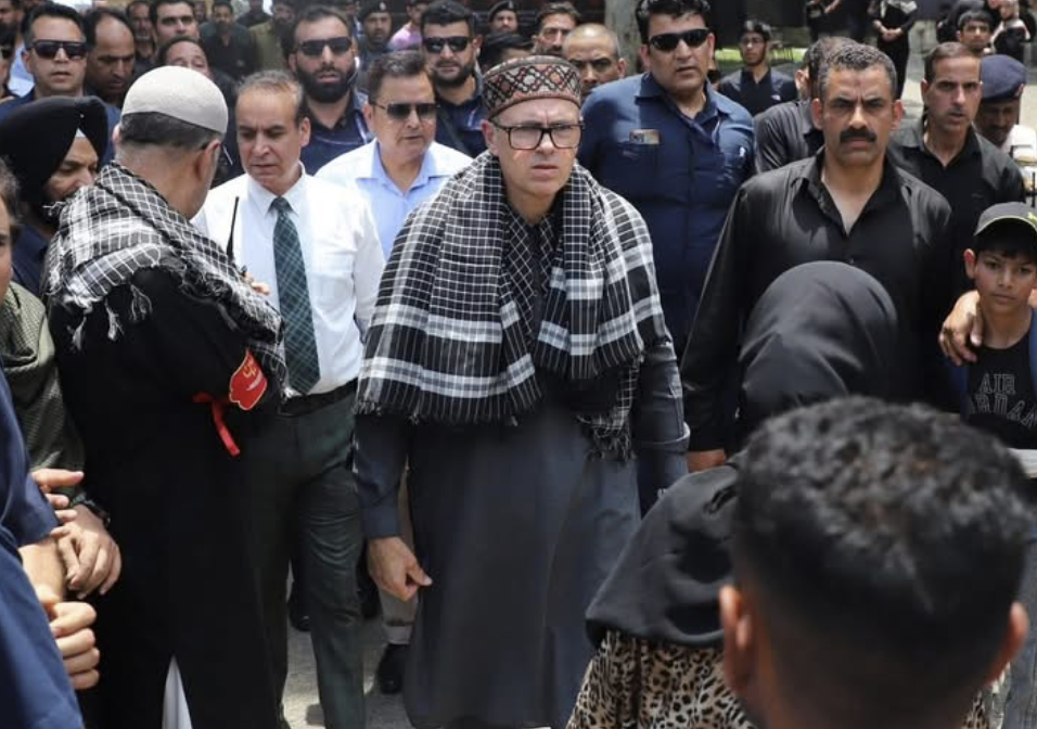 CM Omar Abdullah Joins Ashura Gathering In Srinagar