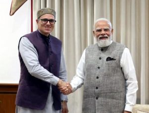 Omar Abdullah Raises Statehood, Economy With PM Modi; Congratulates Him on 12 Years in Office