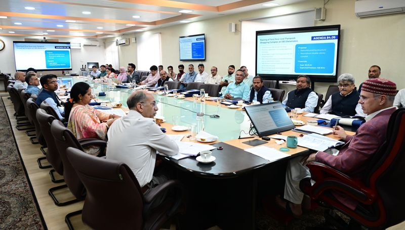CM Omar Abdullah Chairs 84th Board Of Directors Meeting Of Srinagar Development Authority