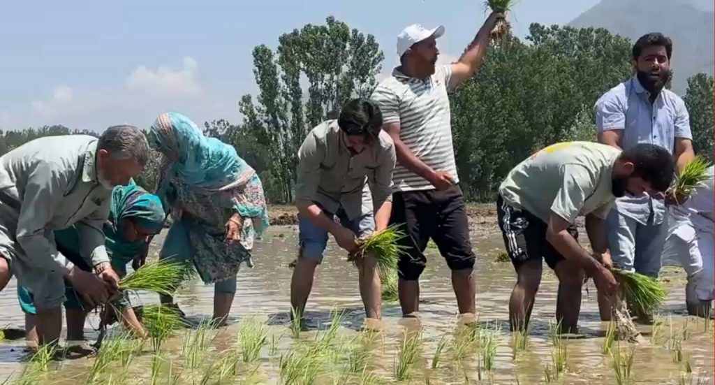Pulwama PDP MLA Join Protest Against Jk Govt’s Attempts To Evict Land Tillers