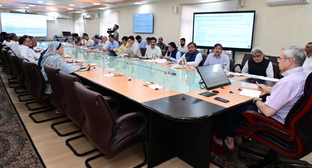 CM reviews power sector reforms, calls for accelerated modernization to ensure reliable, efficient electricity supply across J&K
