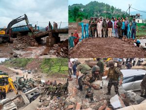 White Knight Corps Carries Out Rescue, Restoration and Medical Aid Operations in Rain-Hit Rajouri-Poonch