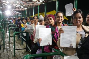 Prime Minister’s special message pamphlets handed to Shri Amarnathji Yatra pilgrims at Nunwan, Baltal Base camps