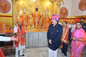 BJP National President Nitin Nabin Offers Prayers at Historic Shri Raghunath Ji Temple in Jammu