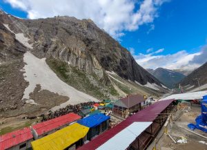 3,823 Pilgrims Leave Jammu Base Camp For Amarnath Cave Shrine