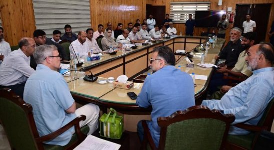 CM Omar Abdullah Reviews Key Development Projects, Public Issues In J&K’s Ganderbal