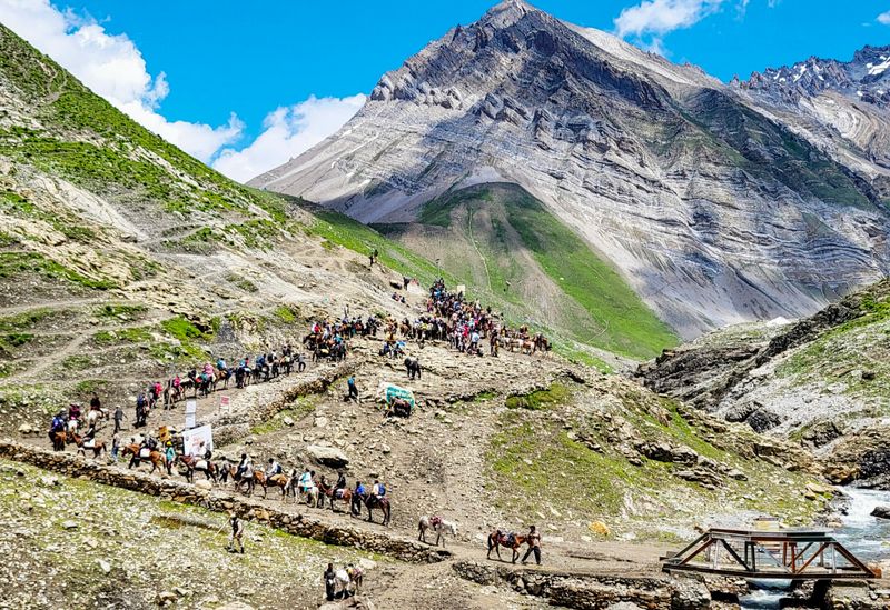 Ninth Batch Of Over 8,500 Shri Amarnath Yatra Pilgrims Leaves From Jammu