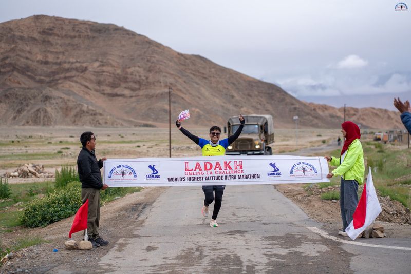 Indian Army Major Tops World’s Highest Ultra Marathon At Umling La In Ladakh