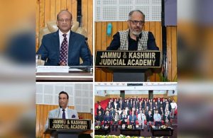 J&K Judicial Academy Holds Day-33 Training For Civil Judges, Judicial Officers In Srinagar