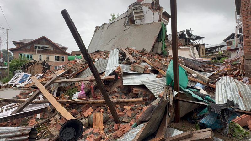 Houses Of Two LeT terrorists Demolished In Anantnag
