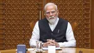 High-Level Meeting Of Union Ministers Held At PM Modi's Office In Parliament