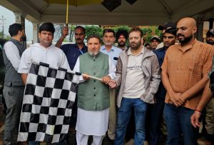 Bukhari flags off international supercar rally in Srinagar