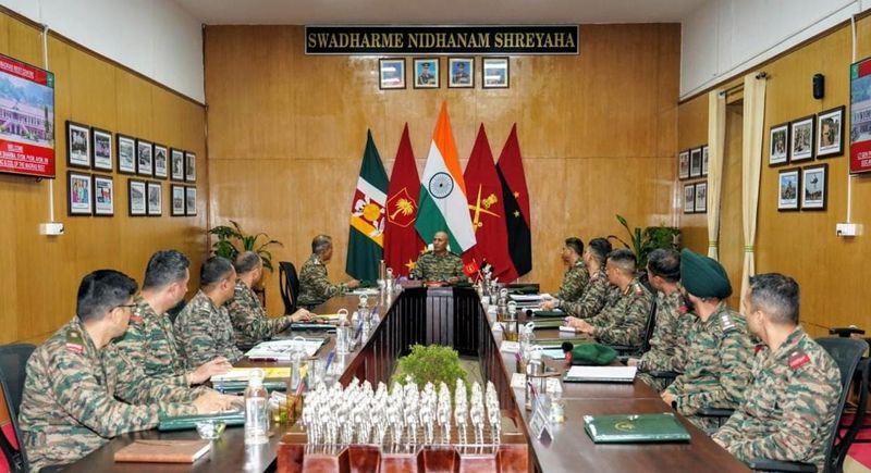 Northern Army Commander Reviews Training, Welfare Measures At Madras Regimental Centre