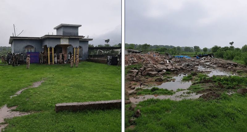 Two Drug Peddlers’ Houses Worth Over Rs 3.5 Crore Demolished In J&K’s Kathua