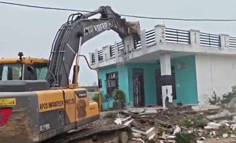 Drug Peddler’s Properties Worth Rs 3 Crore Demolished In Jammu