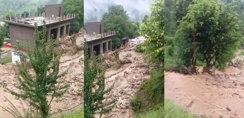 Flash-Floods Hit Udhamour Village, Families Evacuated