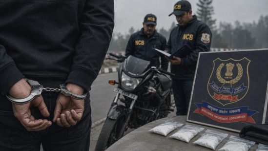 NCB, J&K Police and BSF Seize 603 Grams of Suspected Heroin in Samba