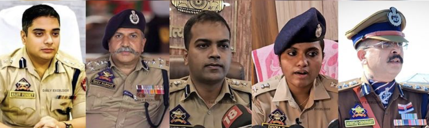 DIGs Rajiv Pande, Shiv Kumar, SSPs Shobhit, Mushtaq Among 38 J&K Police Personnel Awarded Gallantry Medals