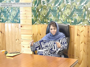 I Support Article 370, I’m a Dimaagi Naxal’: Mehbooba MuftiI Support Article 370, I’m a Dimaagi Naxal’: Mehbooba Mufti