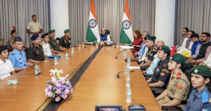 Rajnath Flags Off NCC Girl Cadets' Nearly 250-Km Trek Through Challenging Terrain In Himalayas