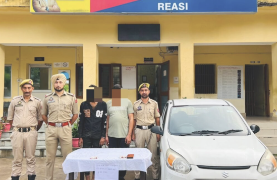 Two Alleged Drug Peddlers Held With 28 Grams Heroin in Reasi