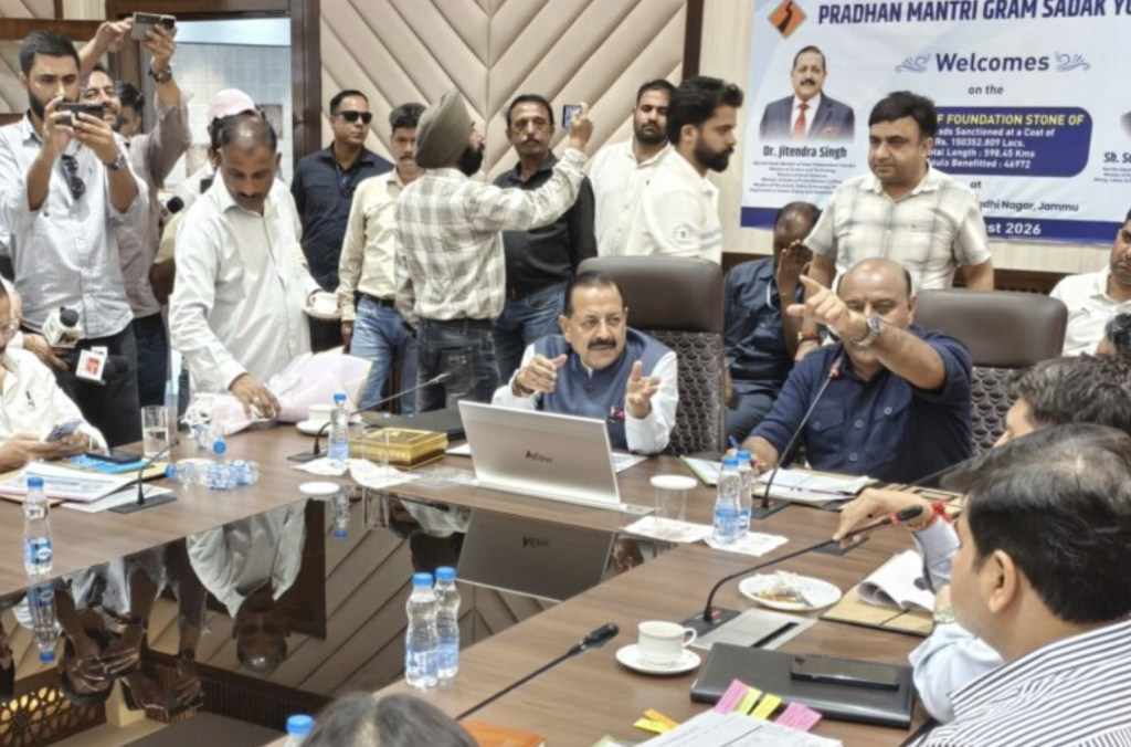 Dr. Jitendra Lays Foundation Stone for 110 PMGSY Roads Worth ₹1,503 Crore