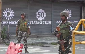 Tight Security In Srinagar For Anniversary Of Abrogation Of Article 370