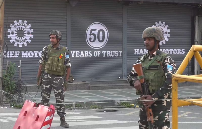 Tight Security In Srinagar For Anniversary Of Abrogation Of Article 370