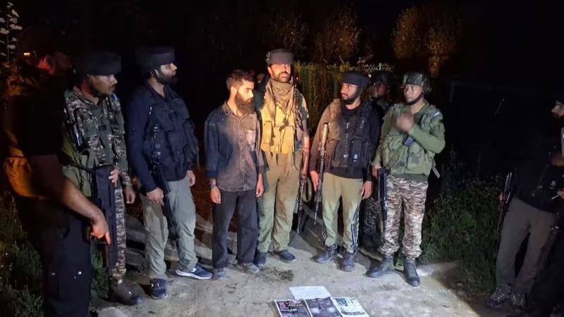 Suspect Held With Hand Grenade, Anti-National Posters In Pulwama