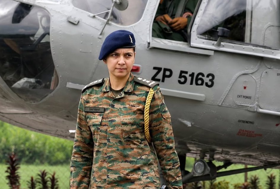 Captain Shivani Sehrawat Becomes First Woman ADC to Army Chief