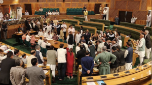 J&K Assembly Adjourned Till Tomorrow Amid Ruckus