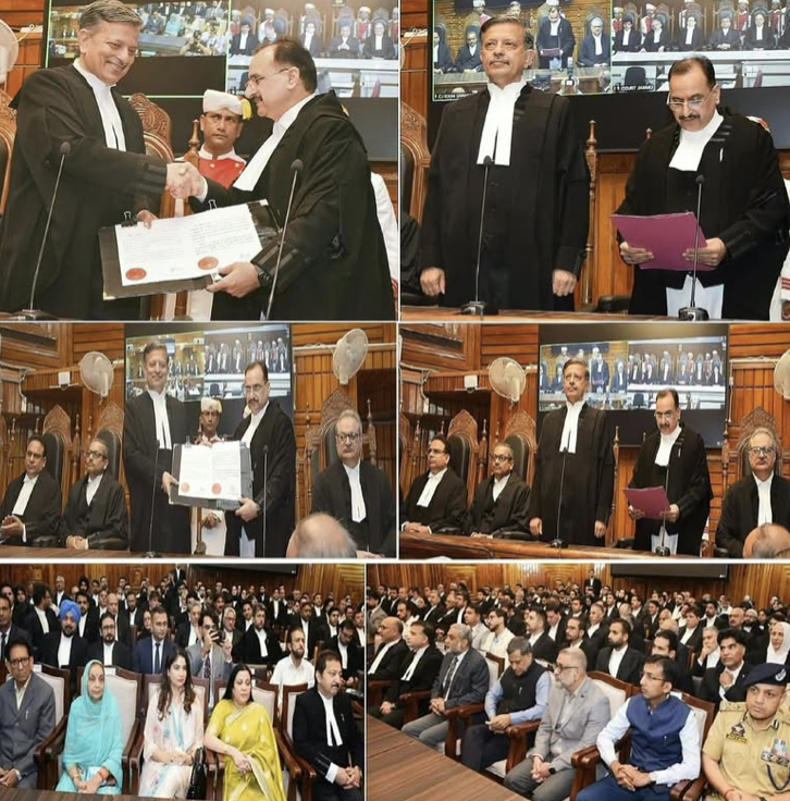 Yash Paul Bourney Sworn in as Judge of the High Court of J&K and Ladakh