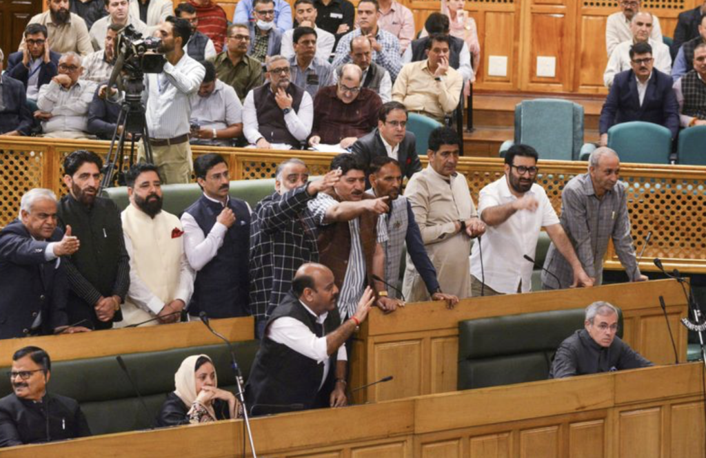 Ruckus In J&K Assembly Over Resolution On Full Statehood Restoration