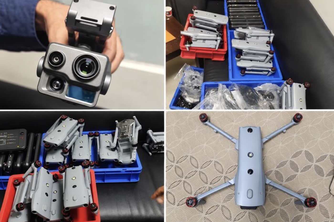 10 Military-Grade Drones Seized From Three Indian Passengers At Delhi Airport