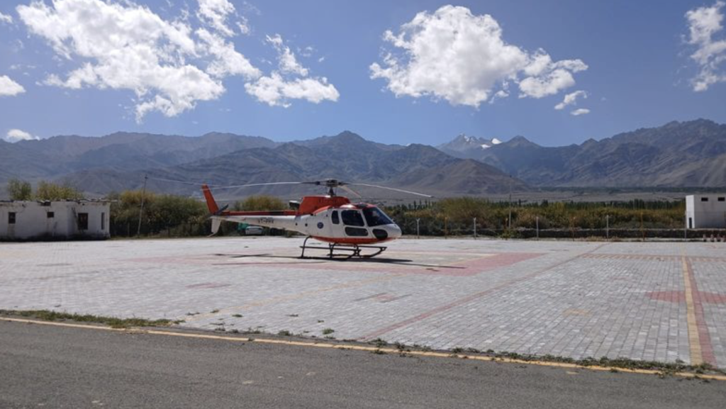 Ladakh Resumes Helicopter Services To Boost Connectivity In Winter Months
