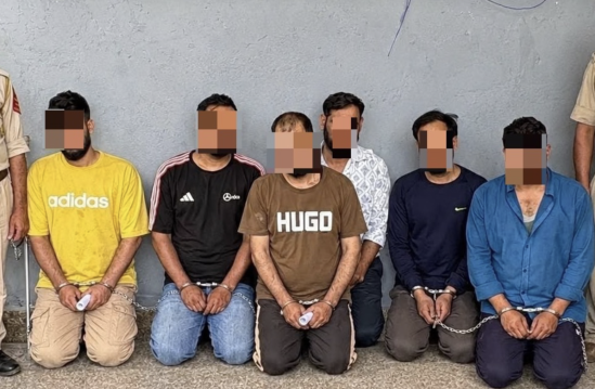 Six Arrested With Heroin-Like Contraband in Katra, Weapons Recovered