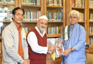 Save Sharda Committee Chairman Meets J-K LG, Discusses Tourism Promotion