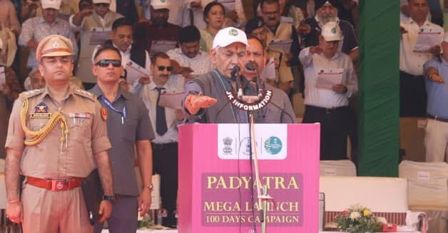‘Don’t Spare Guilty’: LG Sinha Launches 100-Day Anti-Drug Drive