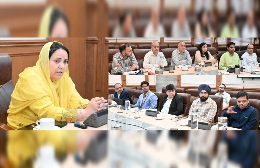 Sakeena Itoo Reviews Proposed AI Initiatives Of IIT Jammu For Reforms In School Education, Health Sectors