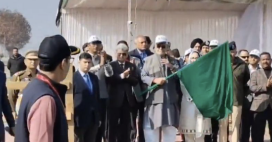 LG Manoj Sinha Flags Off Run For Unity At SKICC